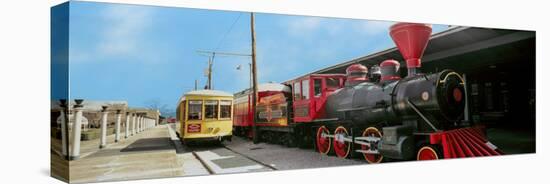Locomotive at the Chattanooga Choo Choo, Chattanooga, Tennessee, USA-null-Stretched Canvas