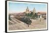 Locomotive at Union Depot, San Diego, California-null-Framed Stretched Canvas