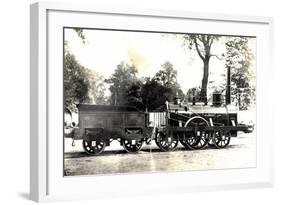 Locomotive Belges, Première, 1835, Cockerill-null-Framed Giclee Print