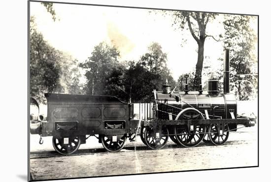 Locomotive Belges, Première, 1835, Cockerill-null-Mounted Giclee Print