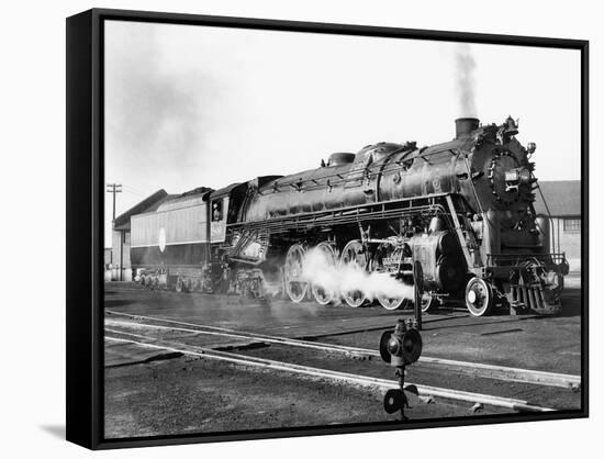 Locomotive: 'Big Boy,' 1941-null-Framed Stretched Canvas