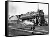 Locomotive: 'Big Boy,' 1941-null-Framed Stretched Canvas