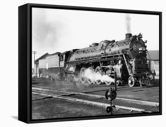 Locomotive: 'Big Boy,' 1941-null-Framed Stretched Canvas