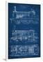 Locomotive Blueprint I-Vision Studio-Framed Art Print