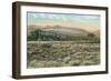 Locomotive by Indian Head Mountain, Arizona-null-Framed Premium Giclee Print