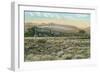 Locomotive by Indian Head Mountain, Arizona-null-Framed Premium Giclee Print