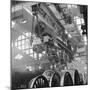 Locomotive Construction in a Large Railway Shed-Heinz Zinram-Mounted Photographic Print