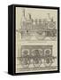 Locomotive Engine and Tender for the Pacha of Egypt-null-Framed Stretched Canvas