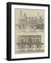 Locomotive Engine and Tender for the Pacha of Egypt-null-Framed Giclee Print