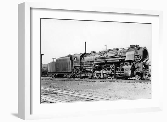 Locomotive Engine No.4005 Boston, MA Photograph - Boston, MA-Lantern Press-Framed Art Print