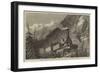 Locomotive Engine, with Horizontal Extra Wheels, for the Mont Cenis Railway-null-Framed Giclee Print