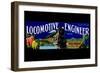 Locomotive Engineer Brand California Grapes-null-Framed Art Print