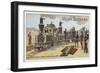 Locomotive for Transporting Siege Weaponry, 1890-null-Framed Giclee Print