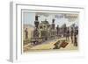 Locomotive for Transporting Siege Weaponry, 1890-null-Framed Giclee Print