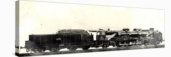 Locomotive Francaise, A 33, Machine No 231058, Pacific-null-Stretched Canvas