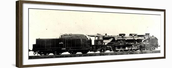 Locomotive Francaise, a 33, Machine No 231058-null-Framed Premium Giclee Print