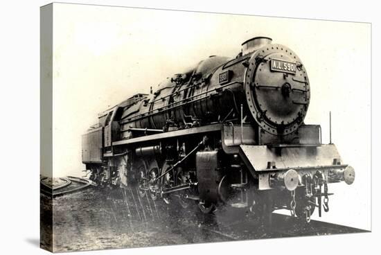 Locomotive Francaise, Alsace, Lorraine, G No 13-null-Stretched Canvas