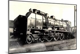 Locomotive Francaise, P.O. Midi, D 50, Machine 3652-null-Mounted Giclee Print