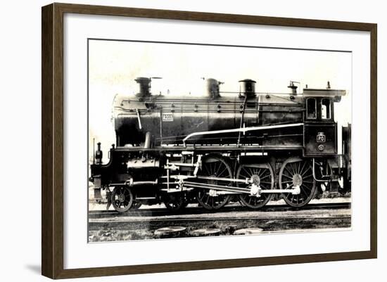 Locomotive Francaise, P.O. Midi-Machine No 4203-null-Framed Giclee Print