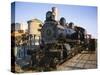 Locomotive, Haymarket District, Lincoln, Nebraska, USA-Michael Snell-Stretched Canvas