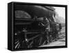 Locomotive Maintenance-null-Framed Stretched Canvas