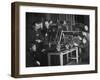 Locomotive Named Stalin is Studied at the Locomotive Laboratory of the Technical Institute-Margaret Bourke-White-Framed Photographic Print