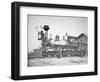 Locomotive Number 23 at Wyoming Station New Little Laramie River, Wyoming, 1868-Andrew Joseph Russell-Framed Giclee Print