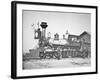 Locomotive Number 23 at Wyoming Station New Little Laramie River, Wyoming, 1868-Andrew Joseph Russell-Framed Giclee Print