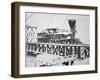 Locomotive of the US Military Railroads-null-Framed Giclee Print