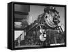 Locomotive of Train at Water Stop During President Franklin D. Roosevelt's Trip to Warm Springs-Margaret Bourke-White-Framed Stretched Canvas