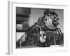 Locomotive of Train at Water Stop During President Franklin D. Roosevelt's Trip to Warm Springs-Margaret Bourke-White-Framed Photographic Print