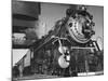 Locomotive of Train at Water Stop During President Franklin D. Roosevelt's Trip to Warm Springs-Margaret Bourke-White-Mounted Photographic Print