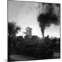 Locomotive Rolling Into Junction at Sunrise-Alfred Eisenstaedt-Mounted Photographic Print