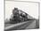 Locomotive Train Moving down Tracks-null-Mounted Photographic Print
