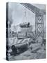 Locomotives, 1914-18-Henri Rudaux-Stretched Canvas