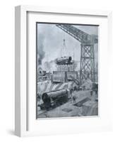 Locomotives, 1914-18-Henri Rudaux-Framed Giclee Print