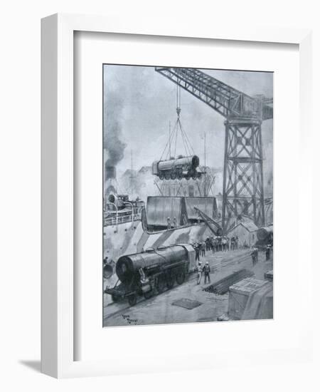 Locomotives, 1914-18-Henri Rudaux-Framed Giclee Print