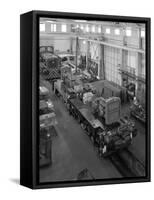 Locomotives Being Assembled at the Thomas Hill Factory, Kilnhurst, South Yorkshire, C1960S-Michael Walters-Framed Stretched Canvas