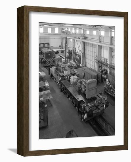Locomotives Being Assembled at the Thomas Hill Factory, Kilnhurst, South Yorkshire, C1960S-Michael Walters-Framed Photographic Print