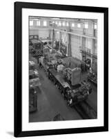 Locomotives Being Assembled at the Thomas Hill Factory, Kilnhurst, South Yorkshire, C1960S-Michael Walters-Framed Photographic Print