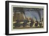 Locomotives, Chicago, Illinois-null-Framed Premium Giclee Print