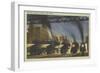 Locomotives, Chicago, Illinois-null-Framed Premium Giclee Print