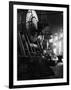 Locomotives in Roundhouse-Jack Delano-Framed Photographic Print