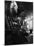 Locomotives in Roundhouse-Jack Delano-Mounted Photographic Print