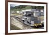 Locomotives Used to Pull Ships Through the Locks, Panama Canal, Panama, Central America-Mark Chivers-Framed Photographic Print