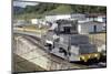 Locomotives Used to Pull Ships Through the Locks, Panama Canal, Panama, Central America-Mark Chivers-Mounted Premium Photographic Print