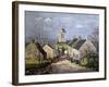 Locronan, la rue descendante-Maxime Maufra-Framed Giclee Print