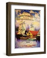 Locust Point-Marine Terminus-Herbert Stitt-Framed Giclee Print