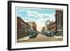 Locust Street, Grand Island, Nebraska-null-Framed Art Print