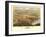 Loda, Illinois - Panoramic Map-Lantern Press-Framed Art Print